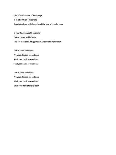 Fsuu Hymn .